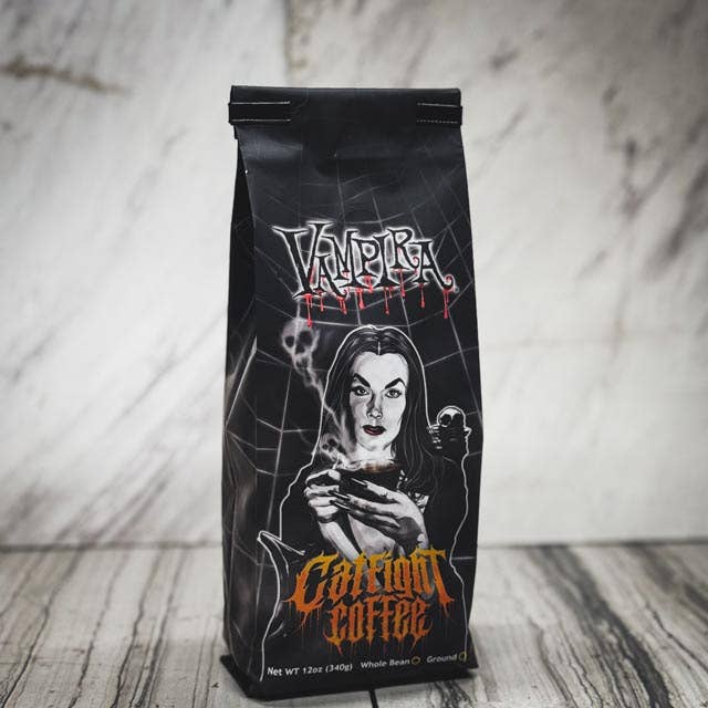 Official License 🖤 Vampira Amaretto Biscotti Coffee