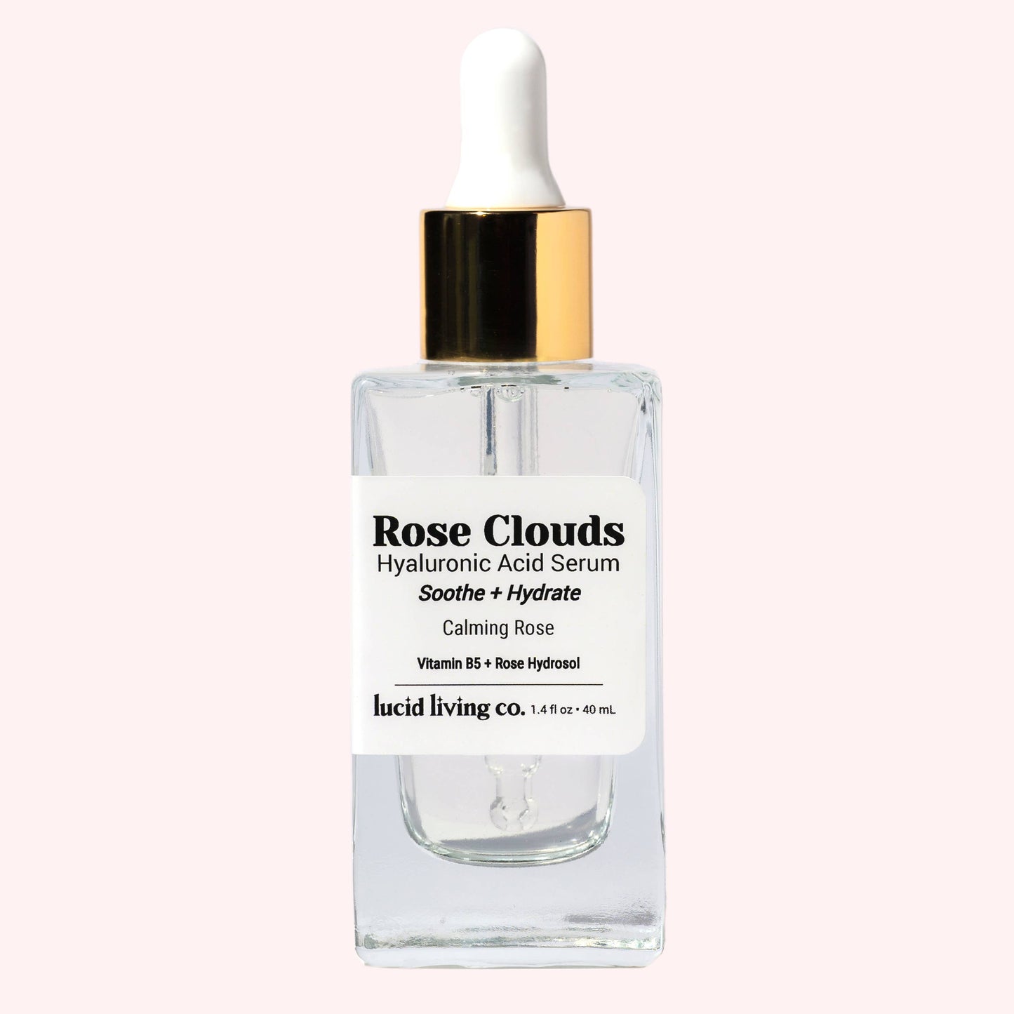 Rose Clouds Hyaluronic Acid Face Serum - w/ Rose Hydrosol