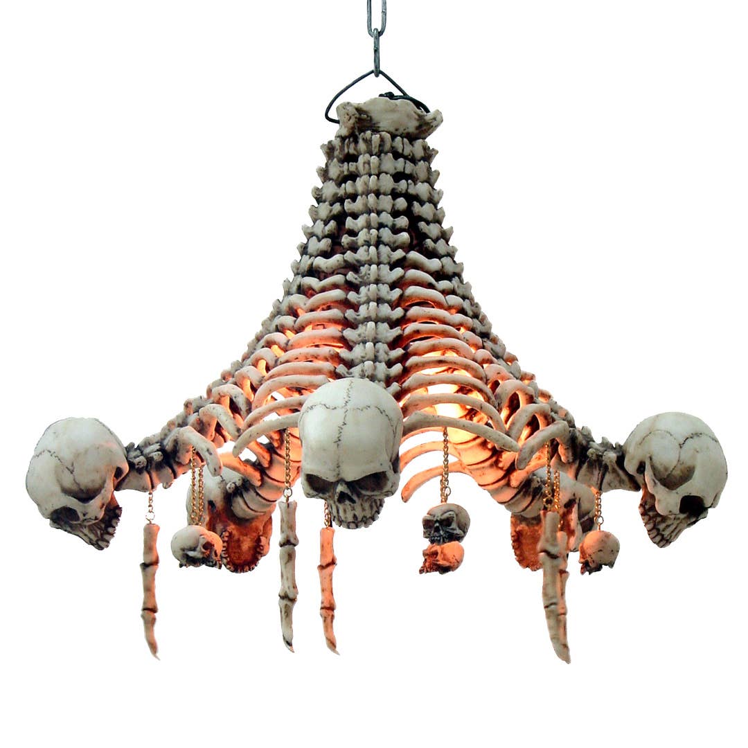 Skull Gothic Chandelier Lamp