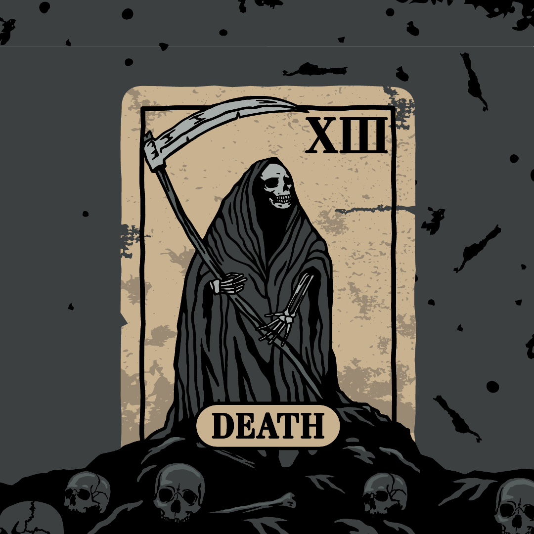 Death Tarot Card Ankle Socks
