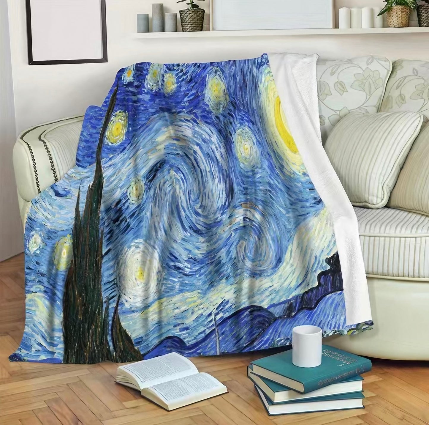 Van Gogh Starry Night Super Soft Blanket 39" x 60"