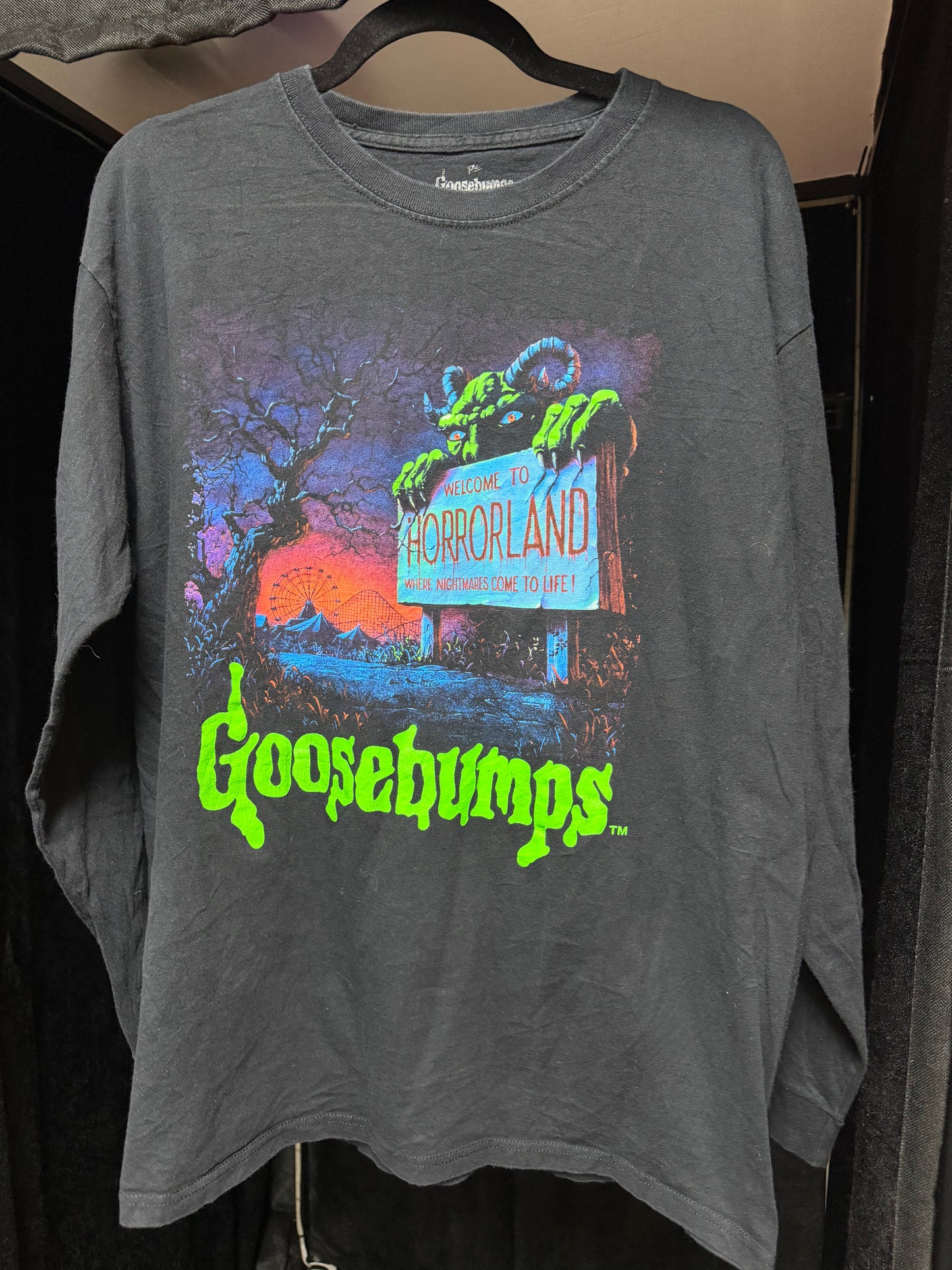 Licensed Goosebumps Long Sleeve- size 2x