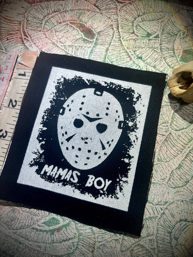 Jason, Mama's boy, Friday the 13th patch.