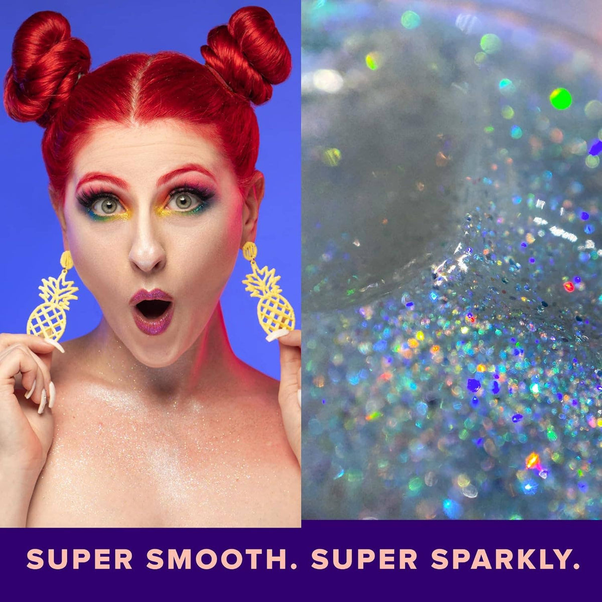 Original Glitter Gel | Disco-Silver | Body Glitter | Shimmer