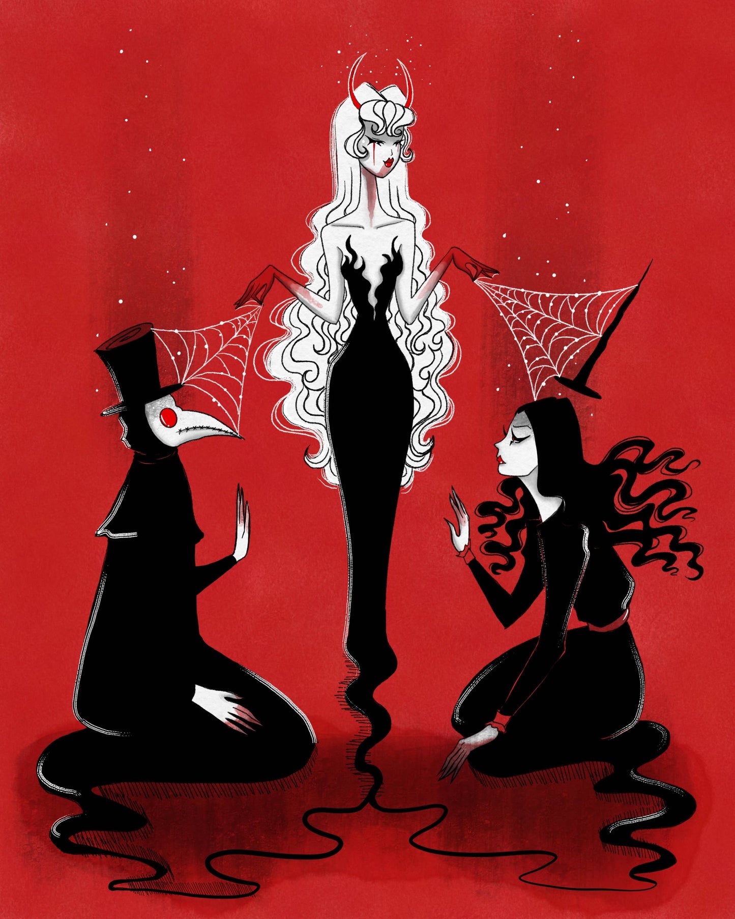 "Obey" Gothic Occult Halloween Fine Art Print-8x10