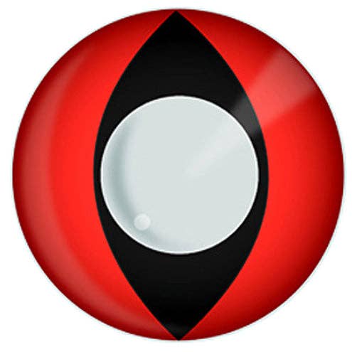 Red Cat Contact Lenses- Theatrical Grade- FDA Cleared