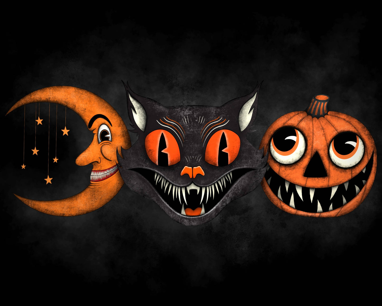 Vintage Halloween Print