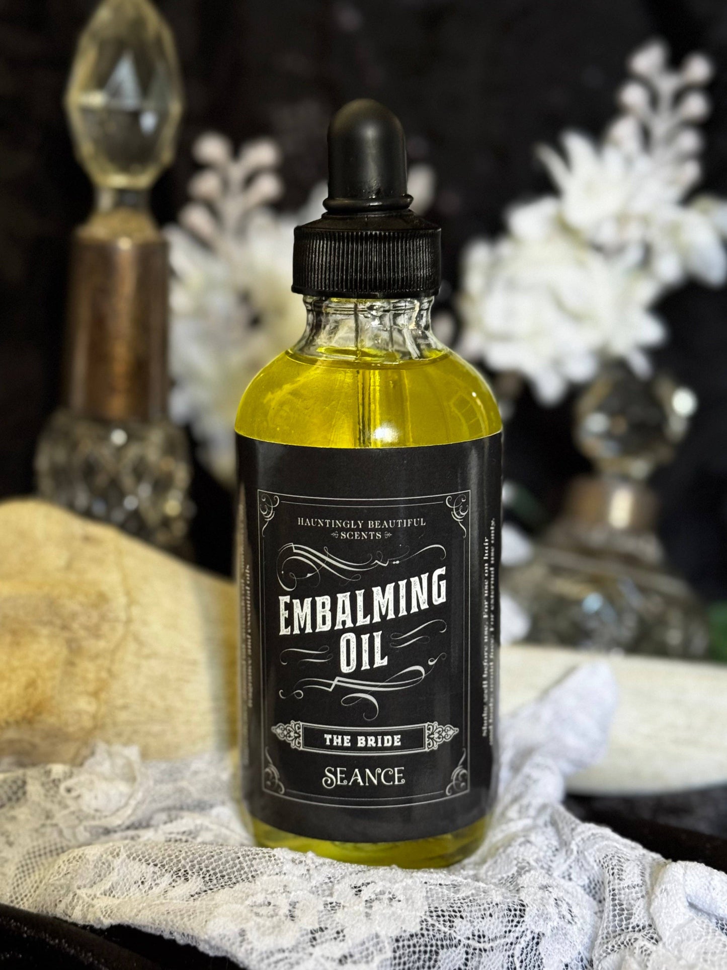 The Bride embalming oil