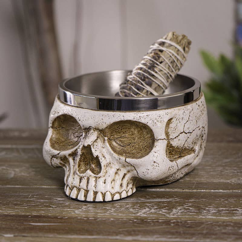 Skull Smudge Bowl
