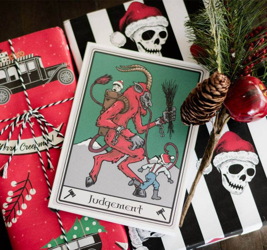 Judgement Krampus Tarot Card