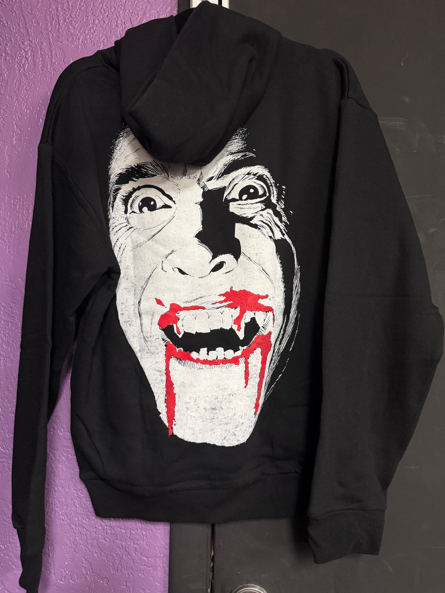 Authentic Blackcraft - Who’s afraid of the big bad vampire hoodie- Medium
