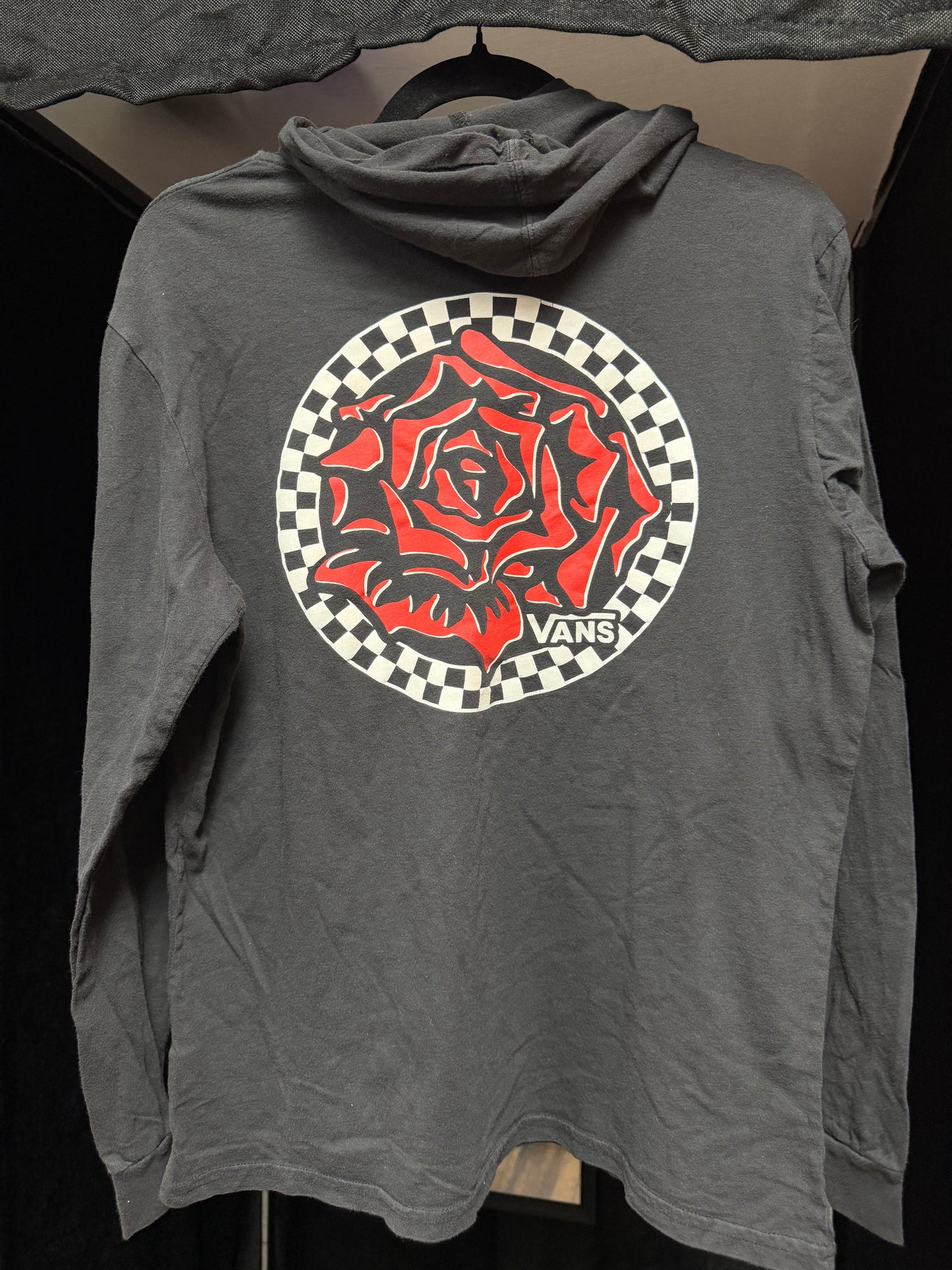 Vans- Hooded Long Sleeve Shirt- Size M