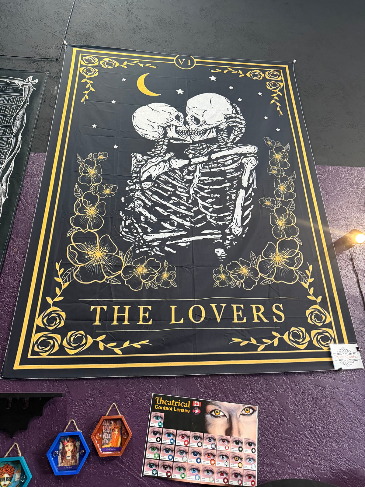 The Lovers Tarot Tapestry