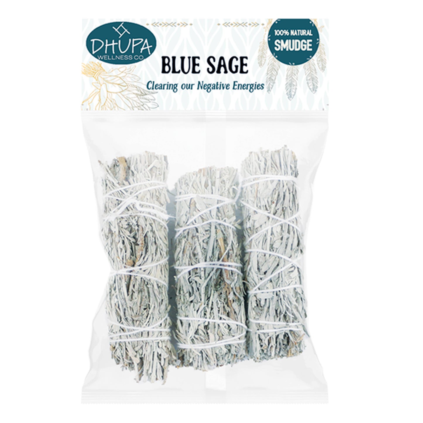 Blue Sage Smudge Stick Bag (4 in.)