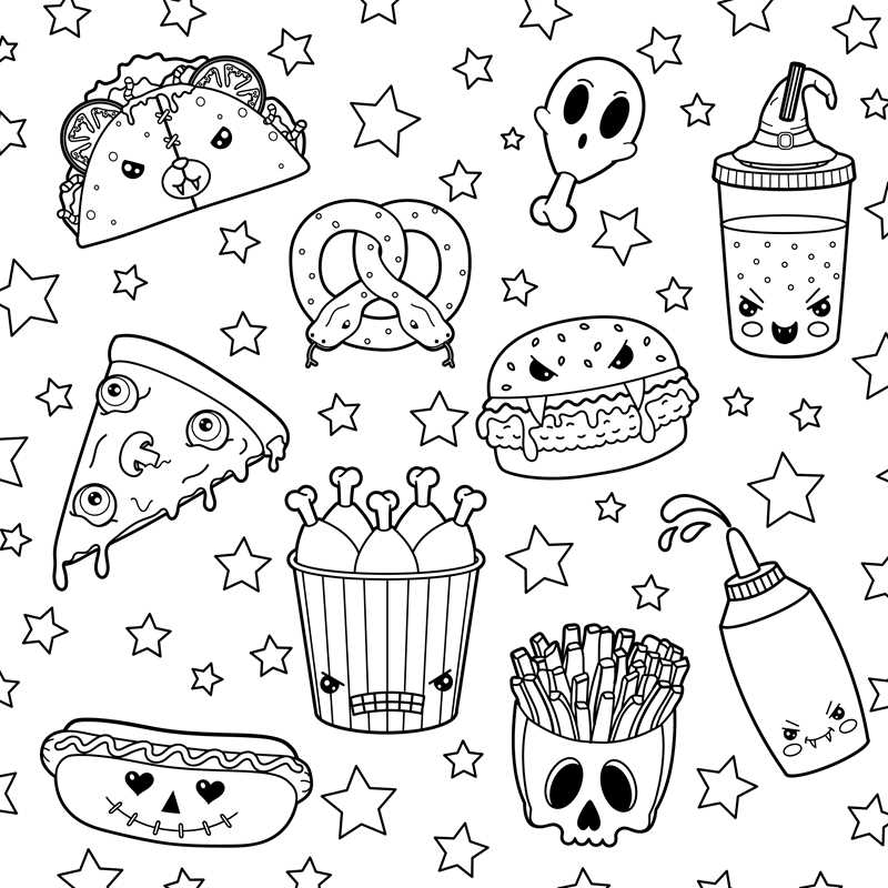 Creepy Cute Goth Coloring Book