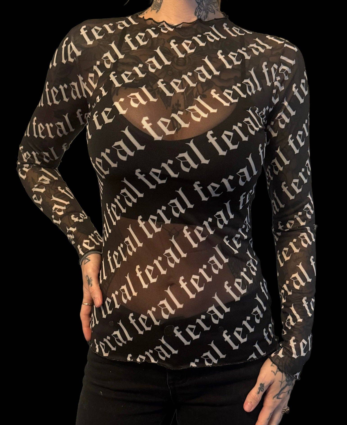 Sheer Mesh Top - Feral