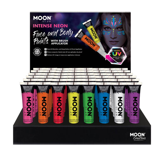 Neon UV Face & Body Paint w/brush