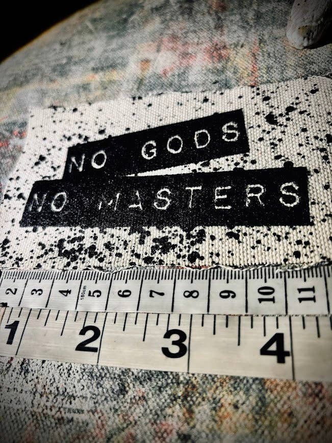 No Gods, No Masters patch.