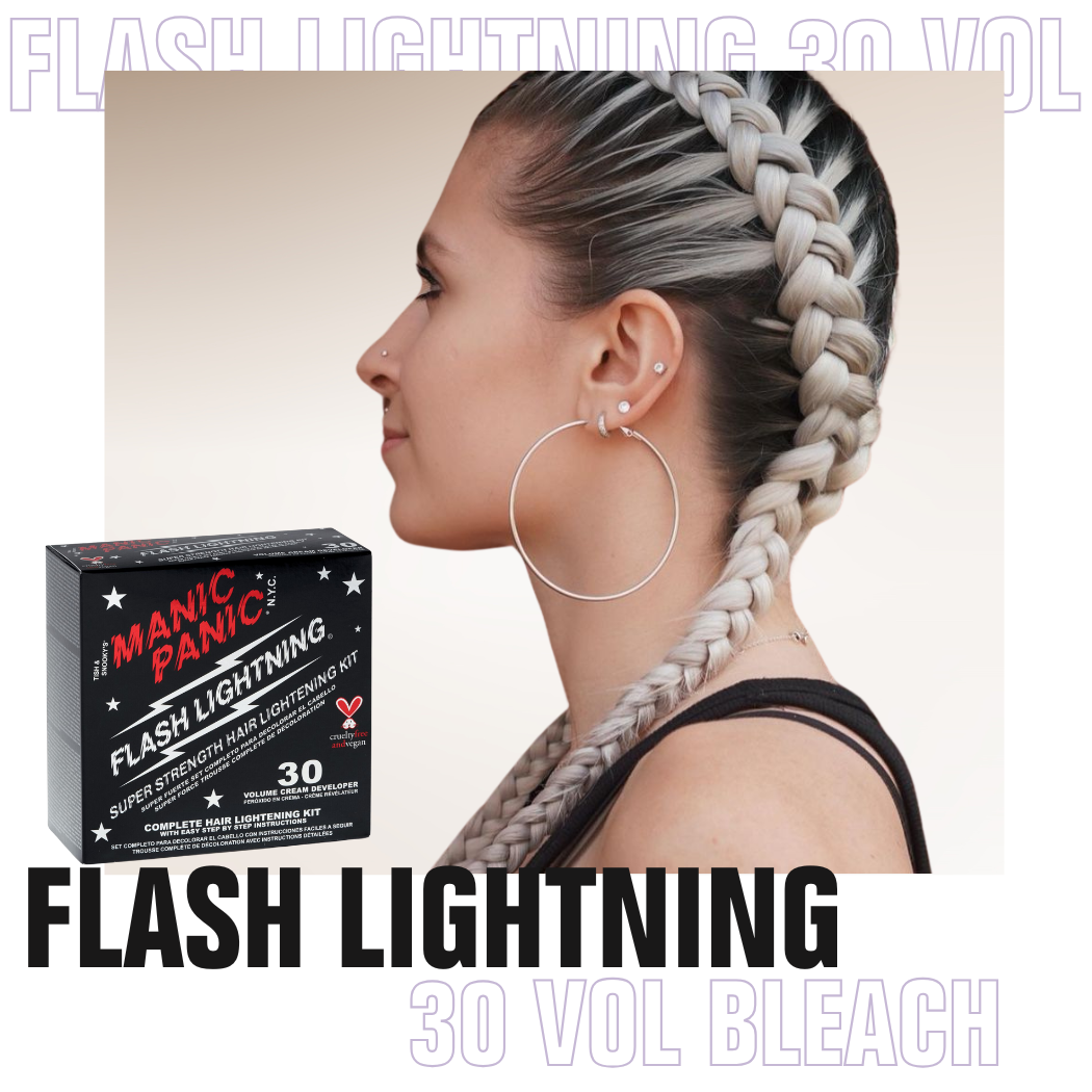 Flash Lightning® HairBleach Kit - 30 Volume Cream Developer