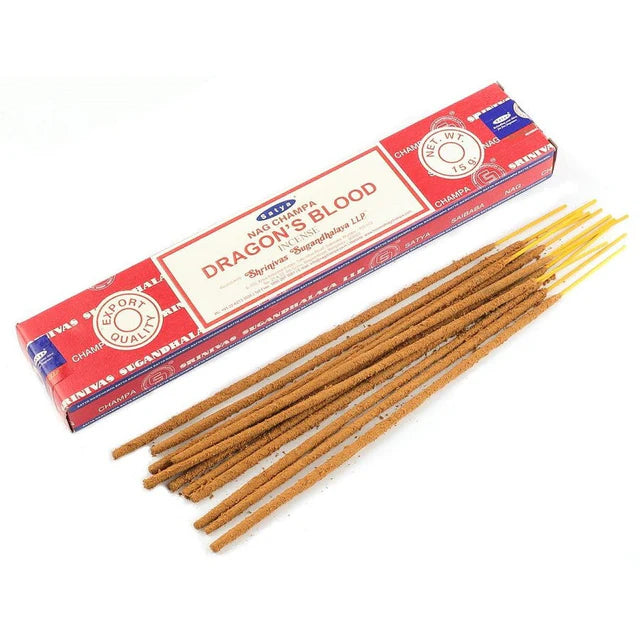 Satya Incense โ Dragon's Blood (Box of 15)