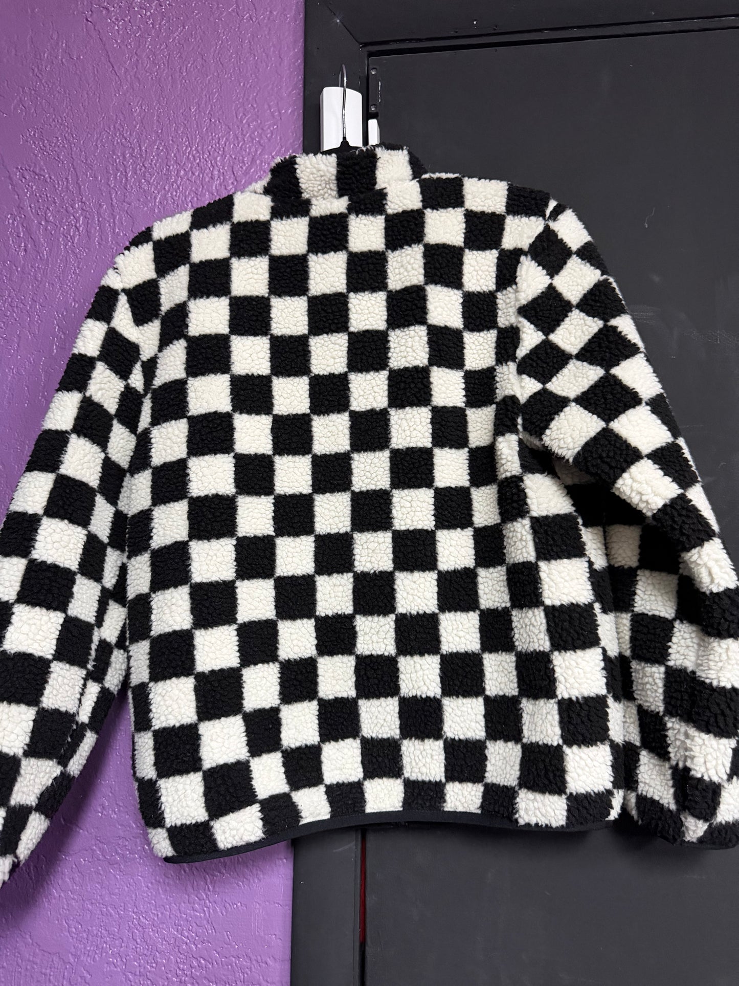Vans Youth Large- B&W Checkered Jacket