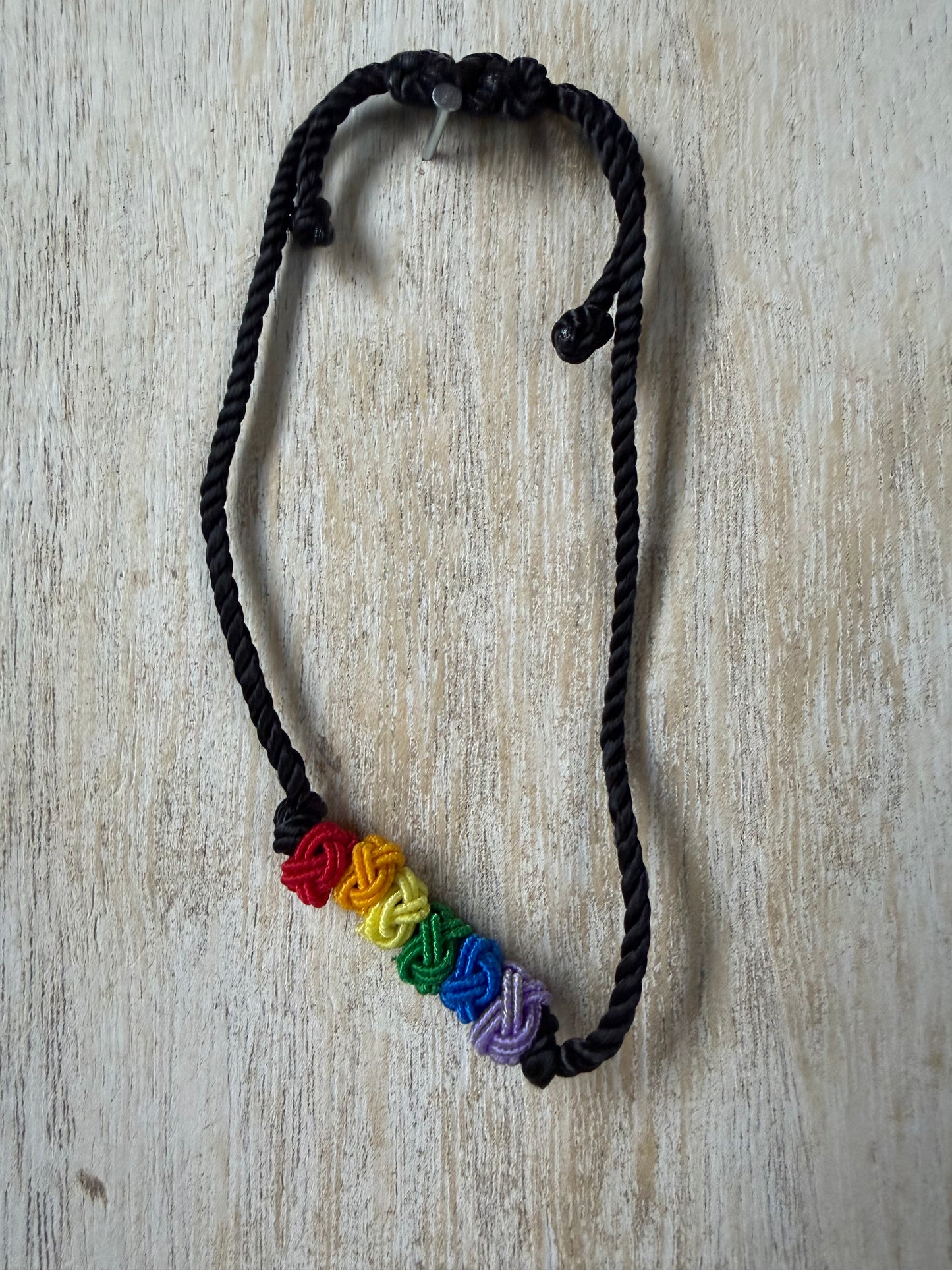 Rainbow Pull String Bracelets