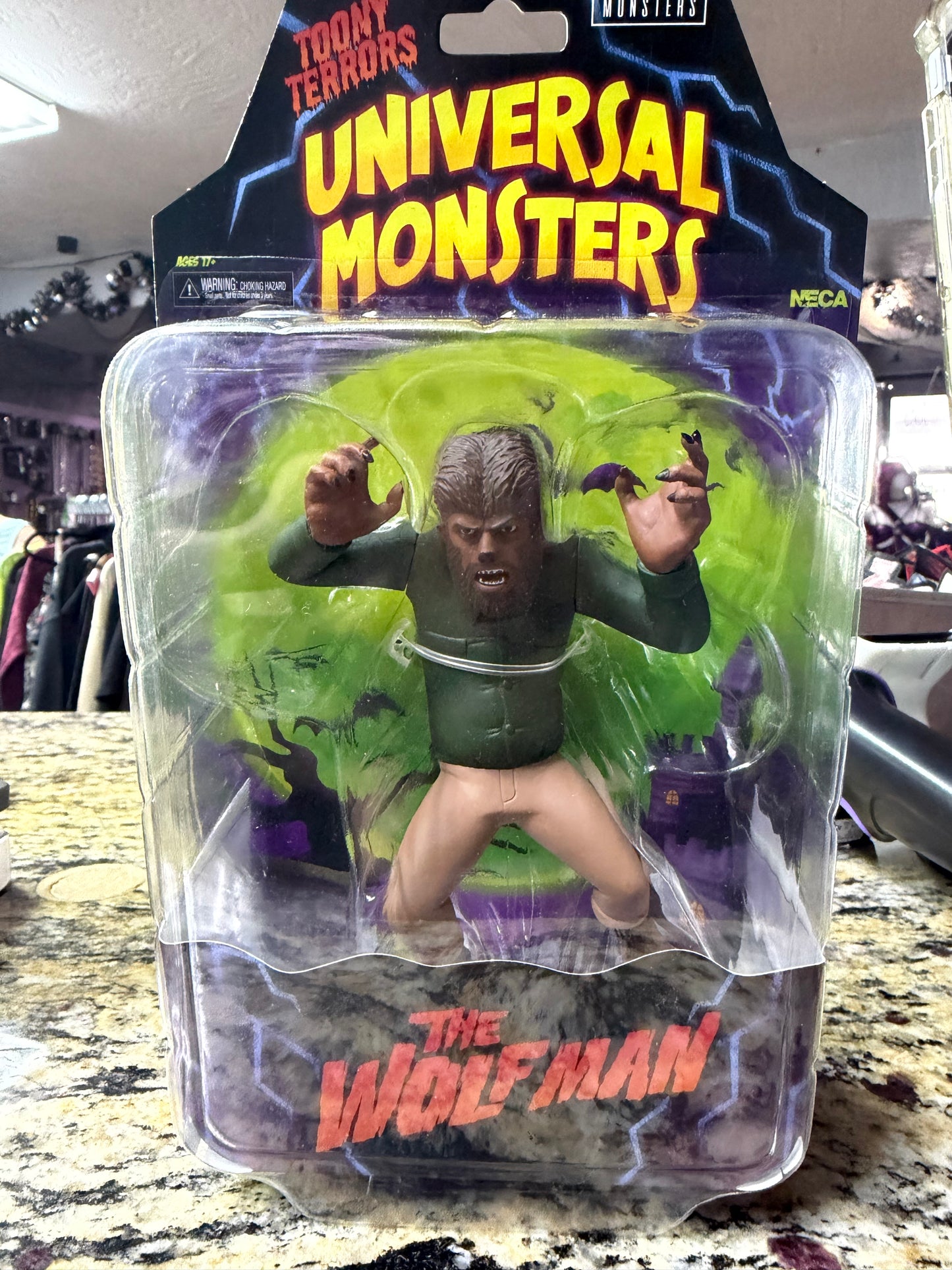 NECA- Universal Monsters- The Wolfman -Toony Terrors