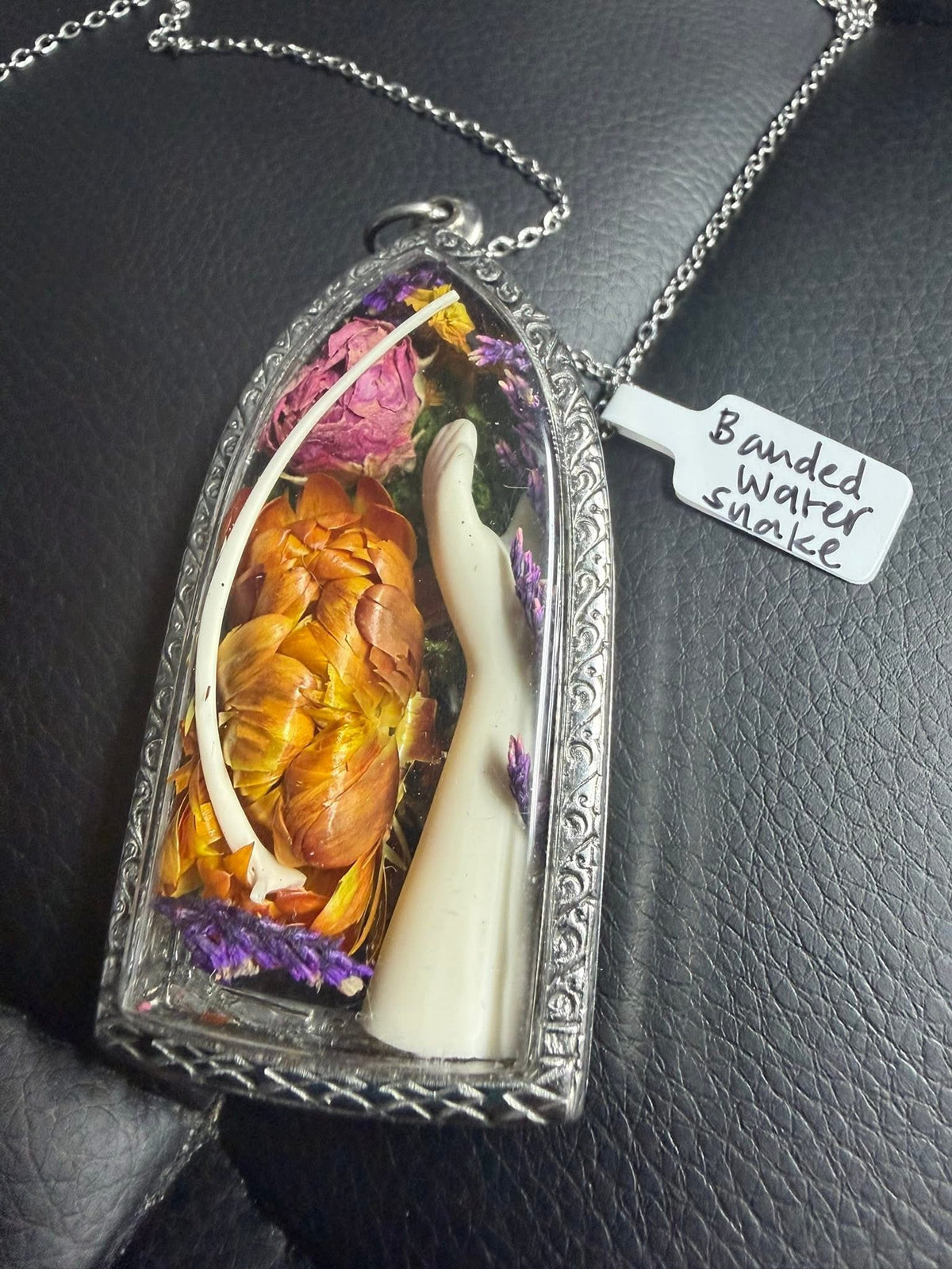Oddity Reliquary Window-Bone Locket Necklaces
