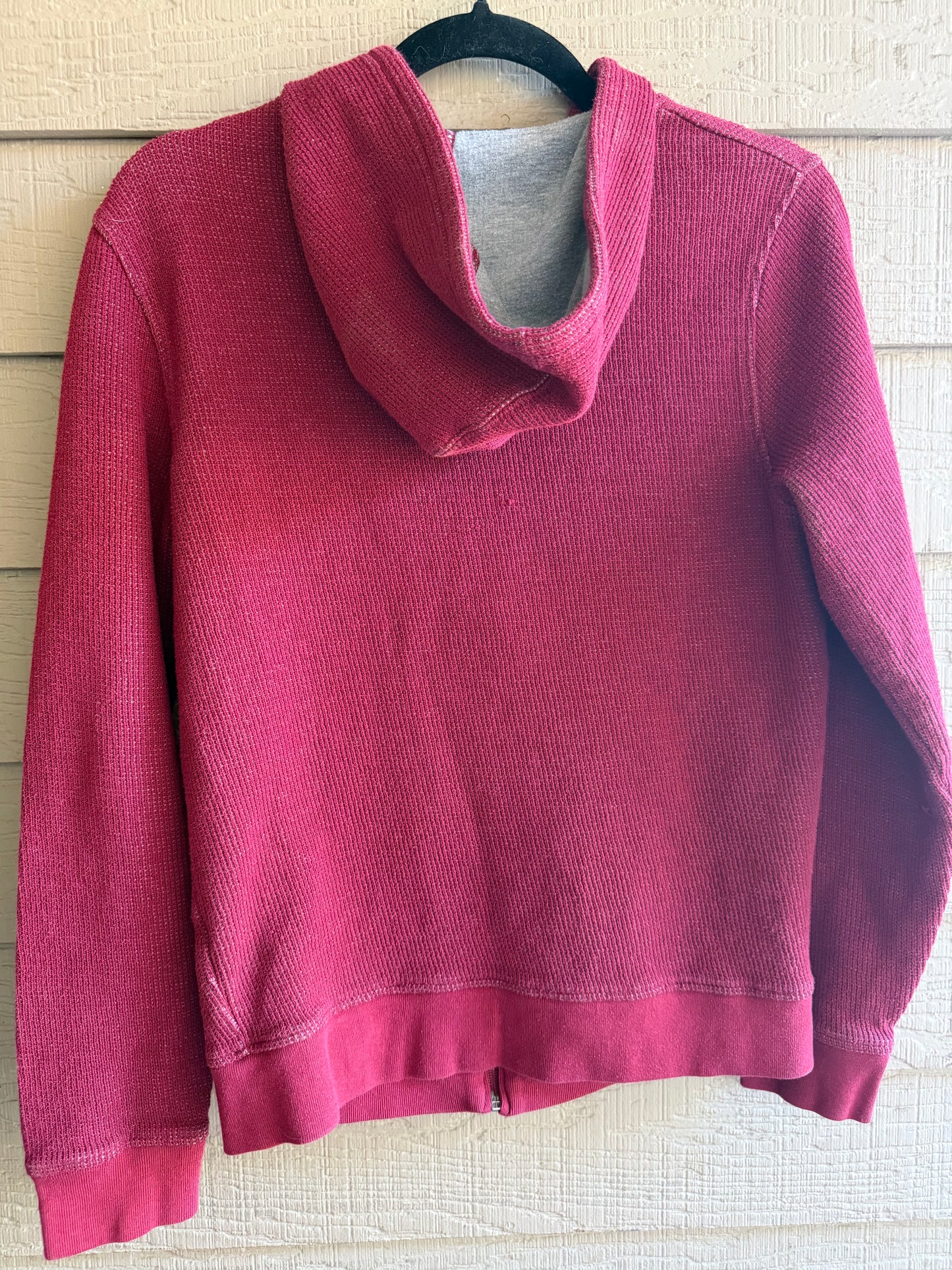 Y2K Zoo York Red Thermal Zip Up- Size Small