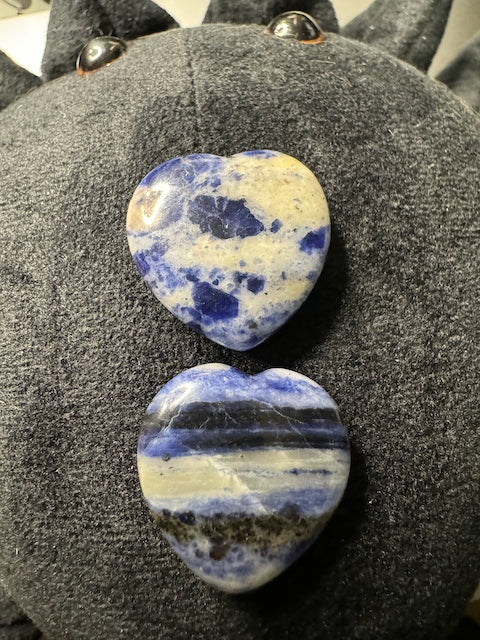 Natural Stone — Mini Hearts, 1"