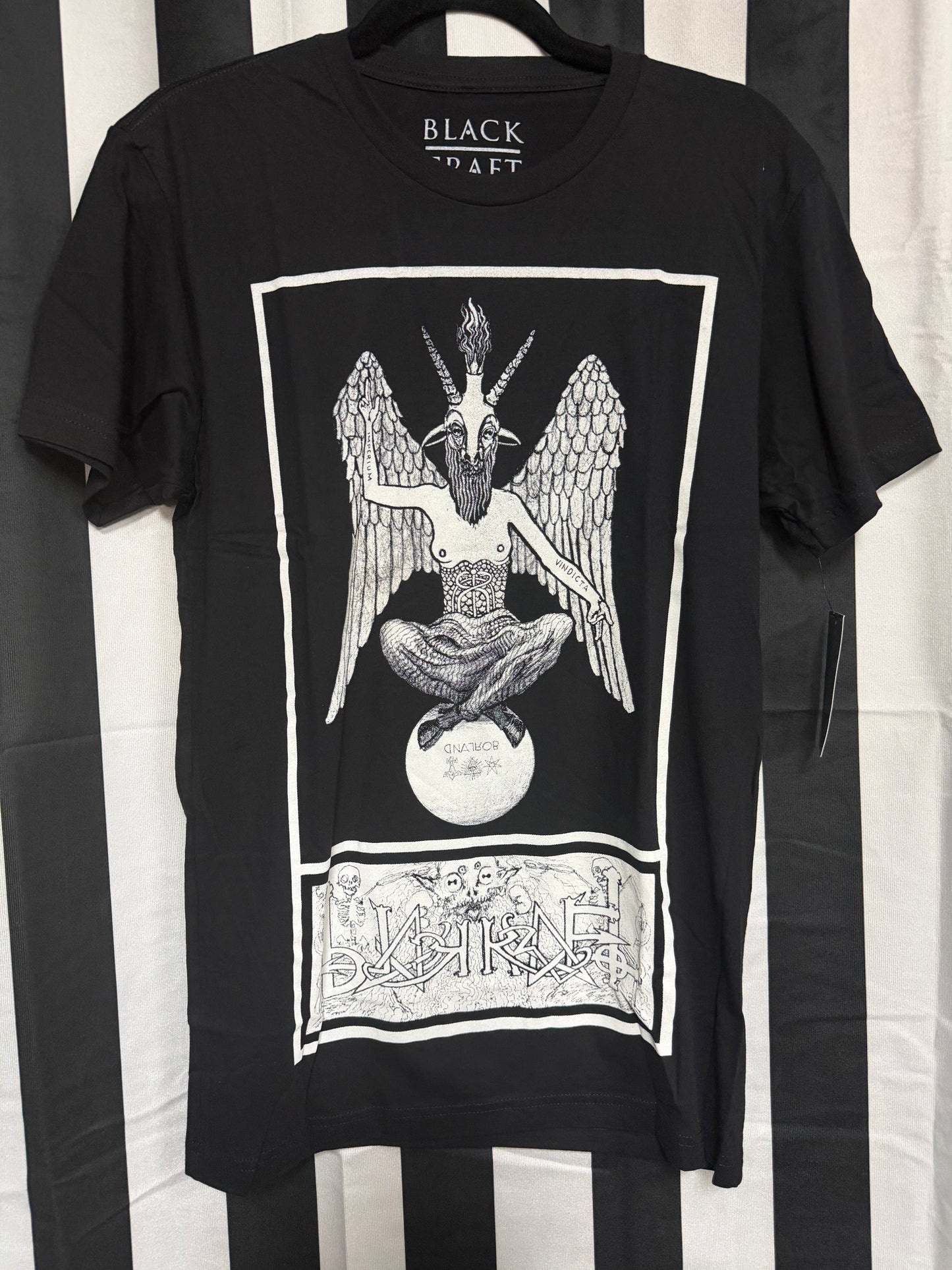 Authentic Blackcraft Horned Baphomet Shirt- Size Small