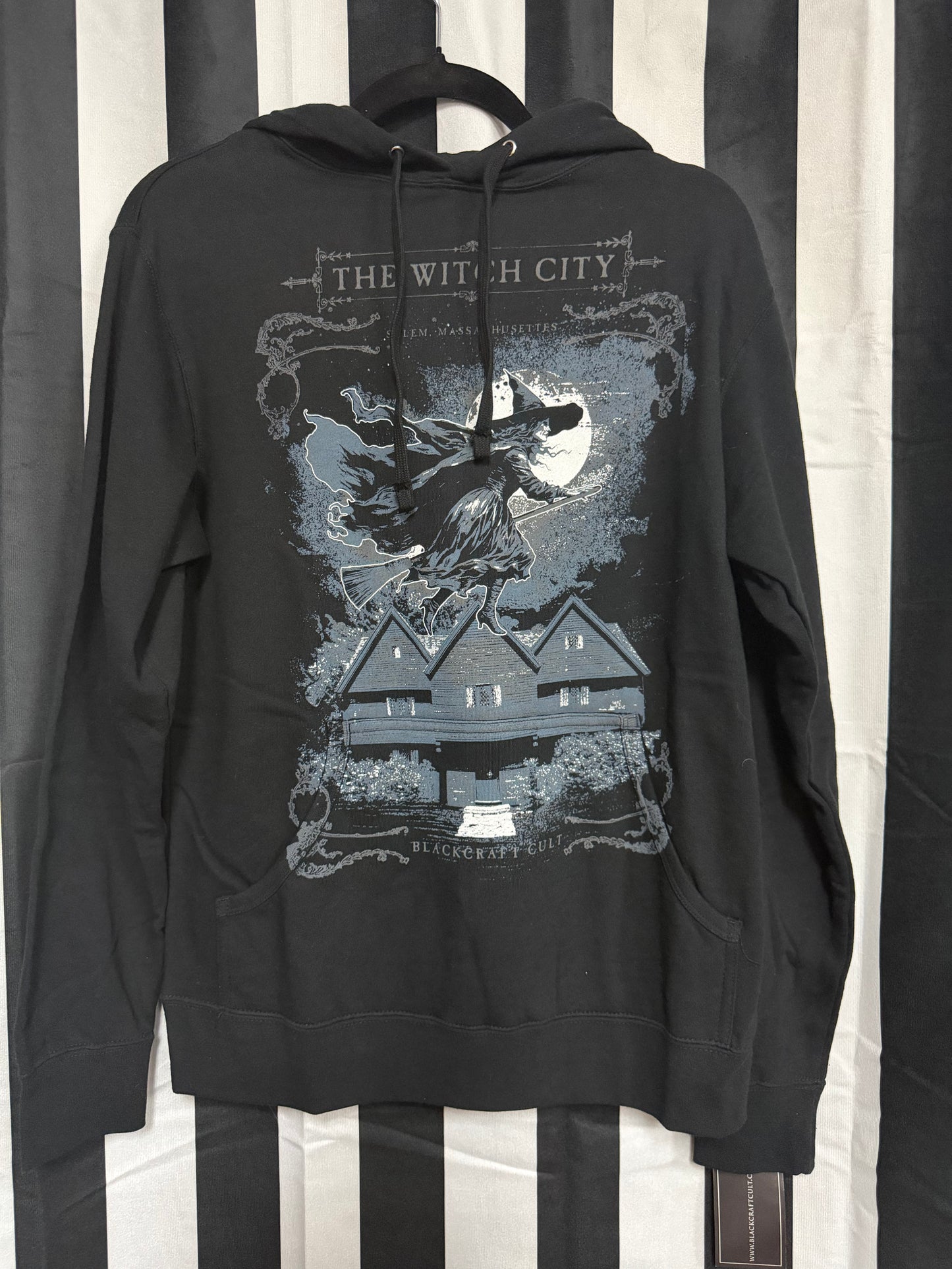 Authentic Blackcraft The Witch City Pullover Hoodie- Size Small