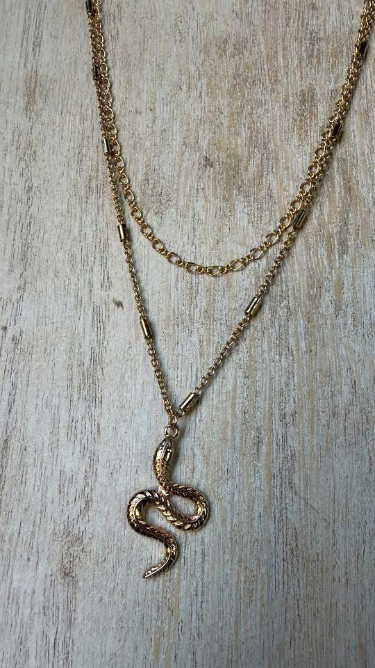 2-Layer Snake Necklace