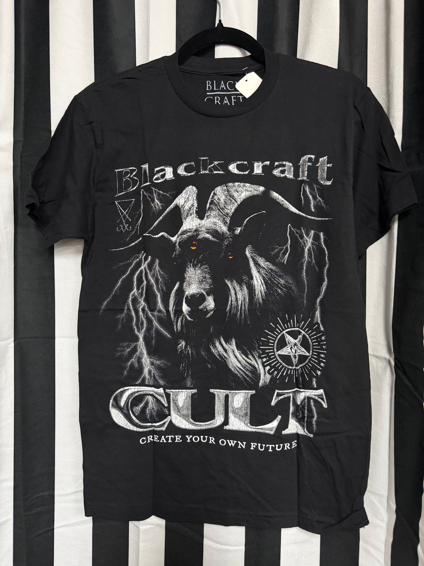 Authentic Blackcraft- Create Your Own Future Goat Shirt- Size Small