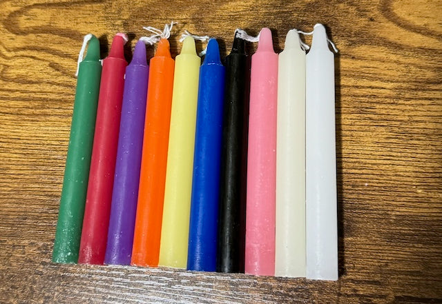 4 Inch Tall Taper Candles — Ritual / Chime Candles
