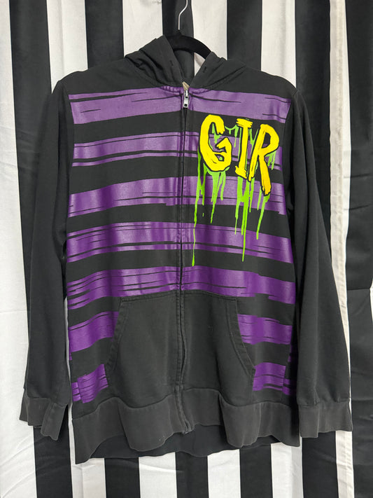 Vintage Mighty Fine -RARE Invader Sim GIR Hoodie- Size M