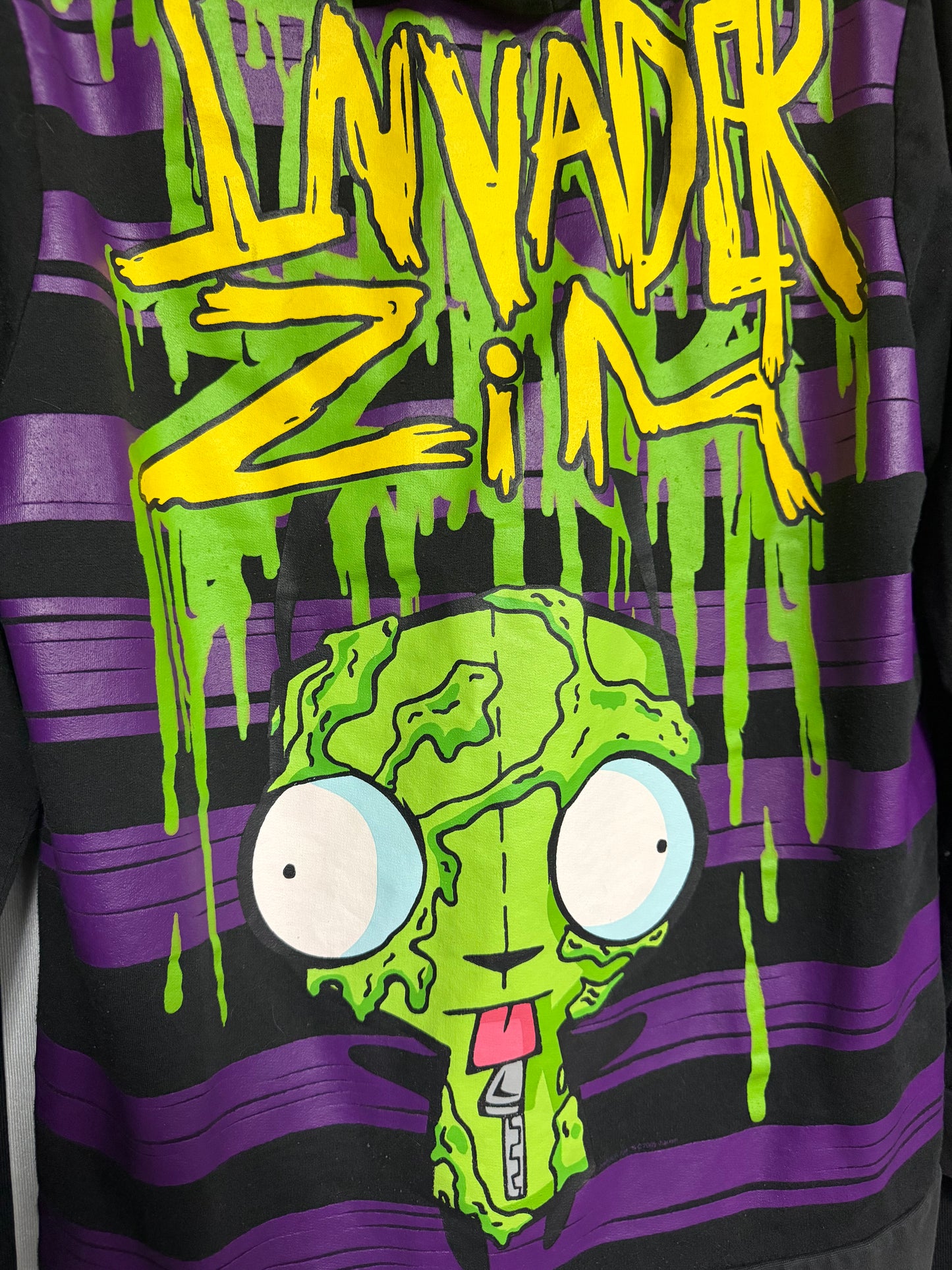 Vintage Mighty Fine -RARE Invader Sim GIR Hoodie- Size M