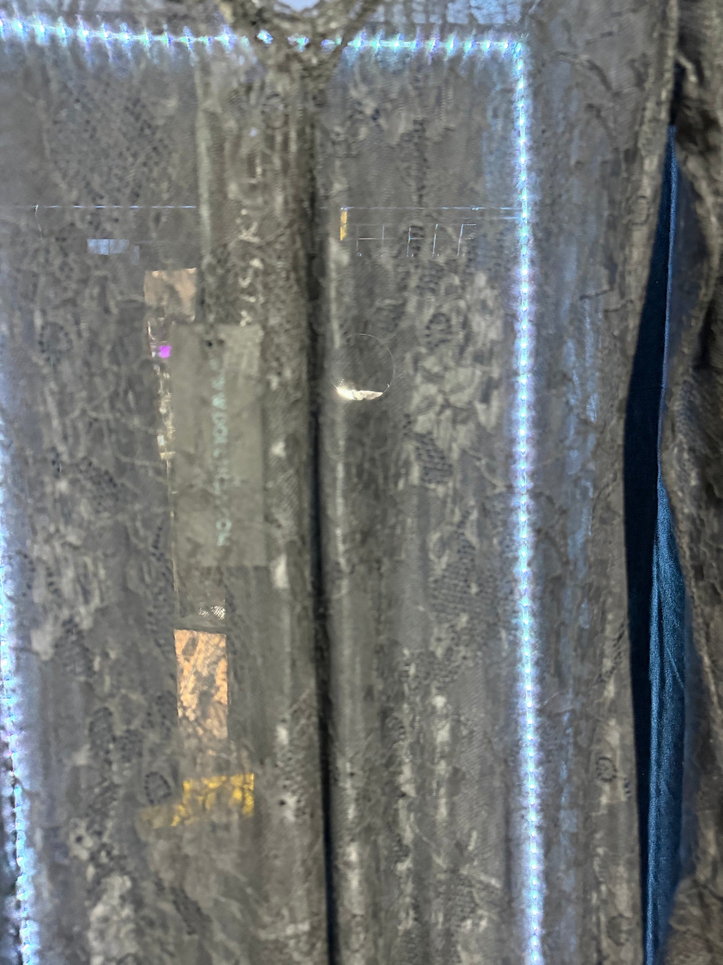 Dollskill- Sumptuous Shadows Lace Maxi Dress- Large