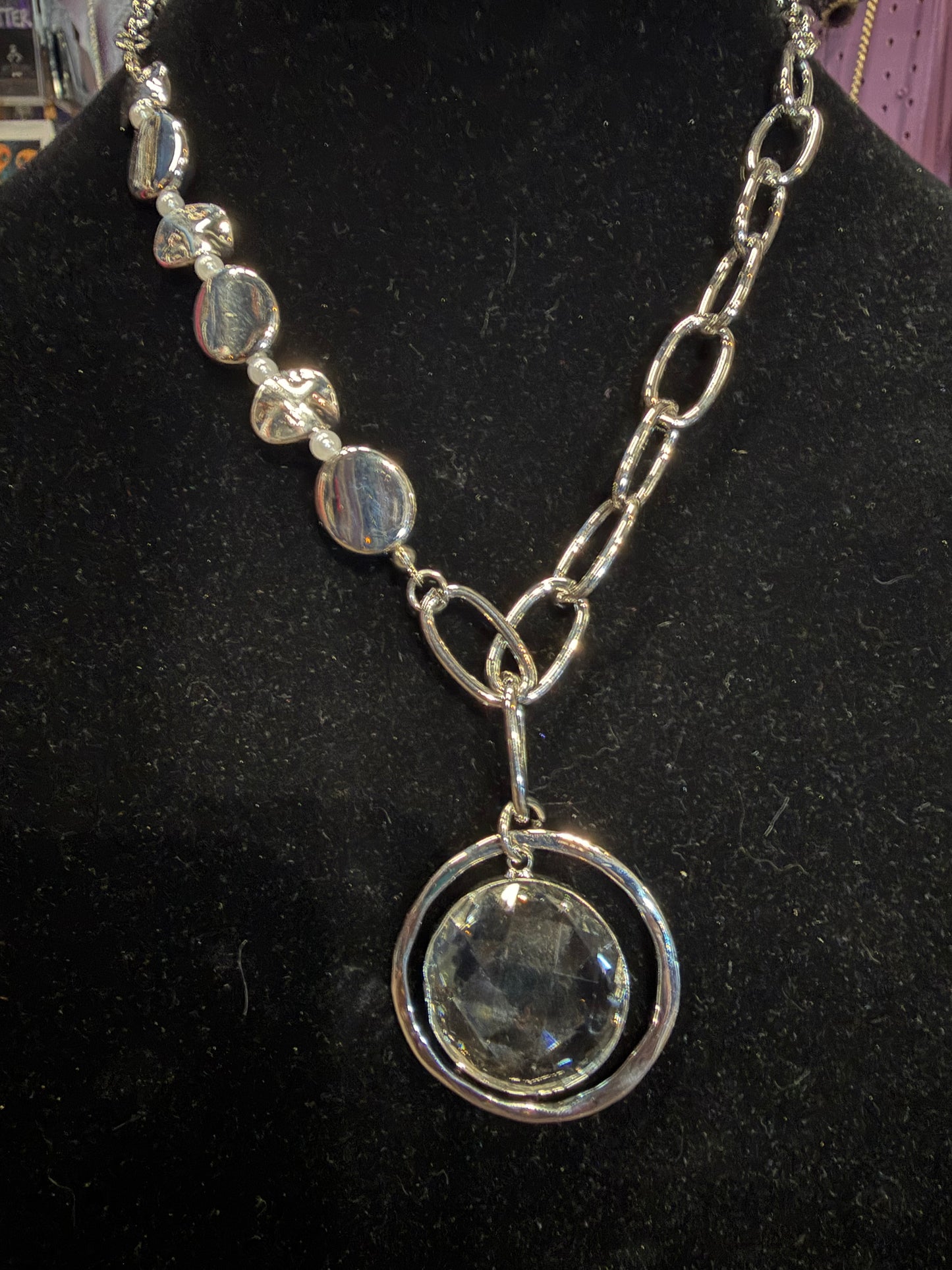 Silver Statement Necklace