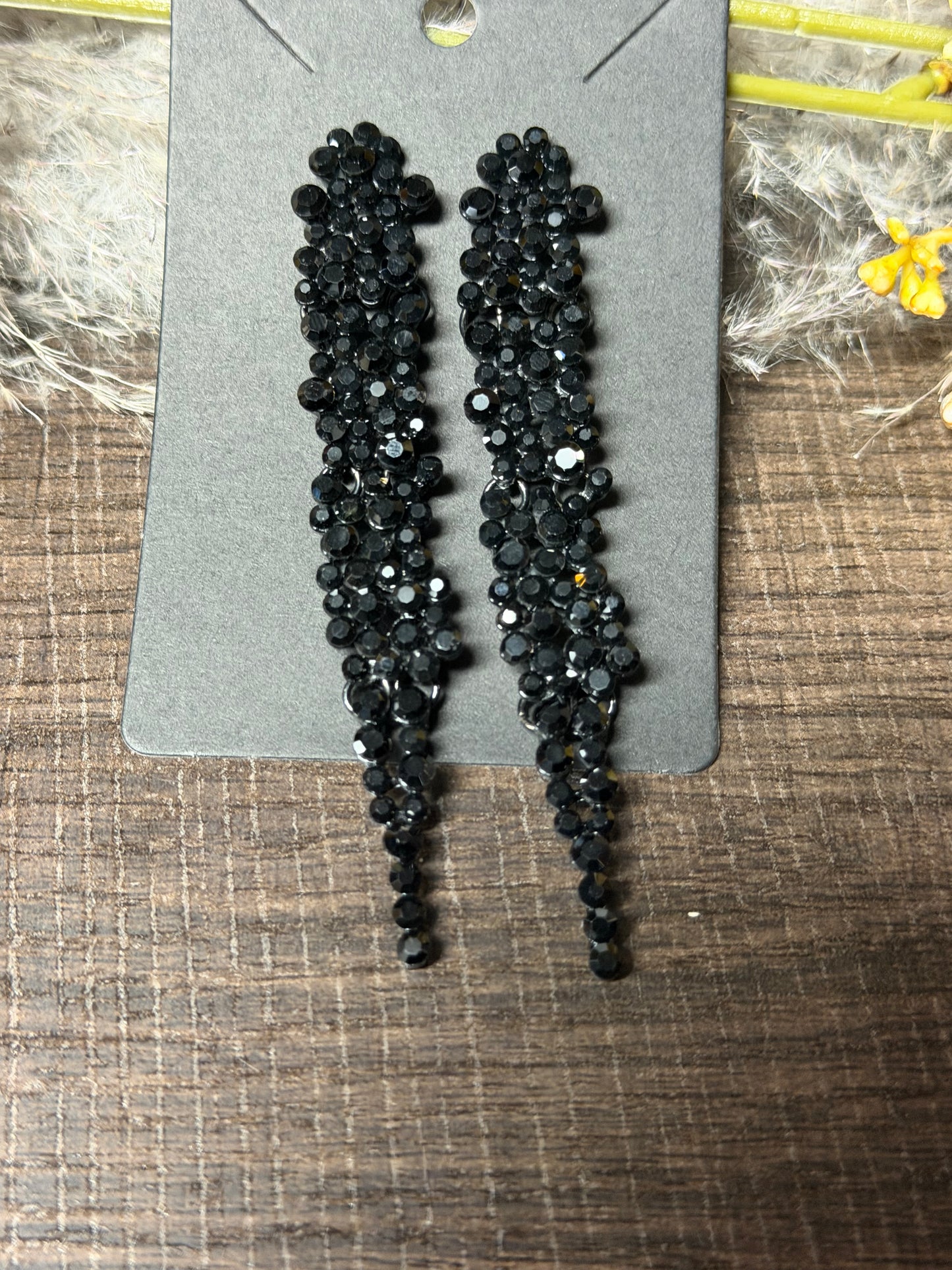 Black Victorian Earrings