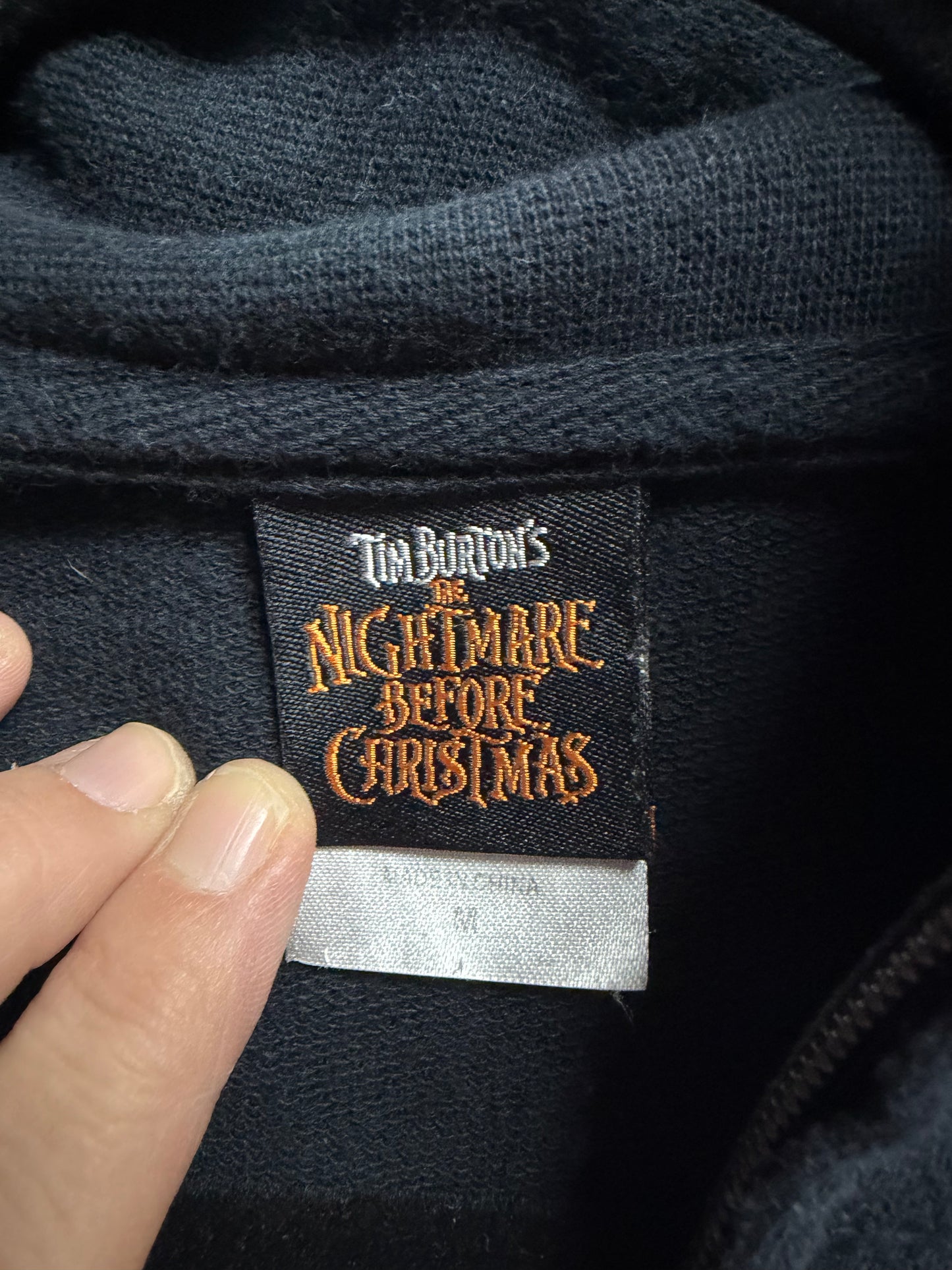 RARE Nightmare Before Christmas Zip Up- Medium