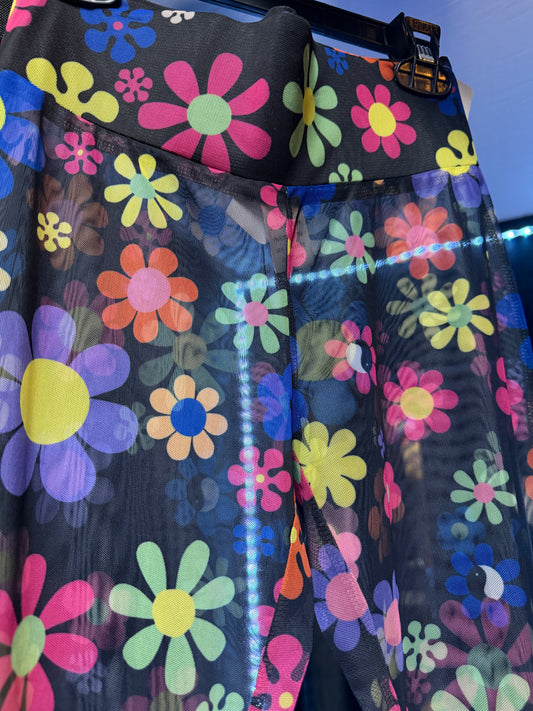Dollskill Sheer Flower Pants- Size Small