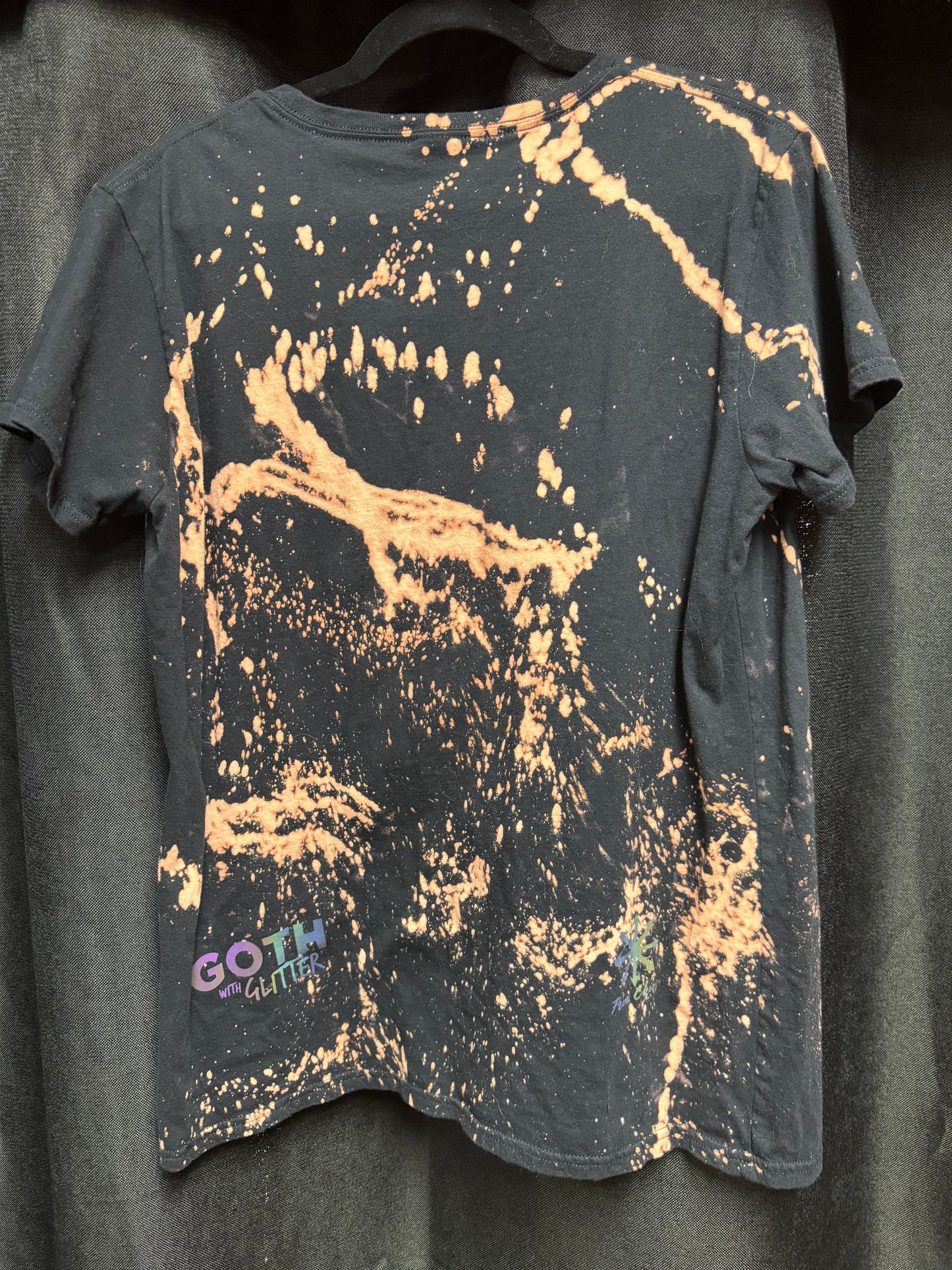 Fuck Your Religion Bleached Shirt- Size XL