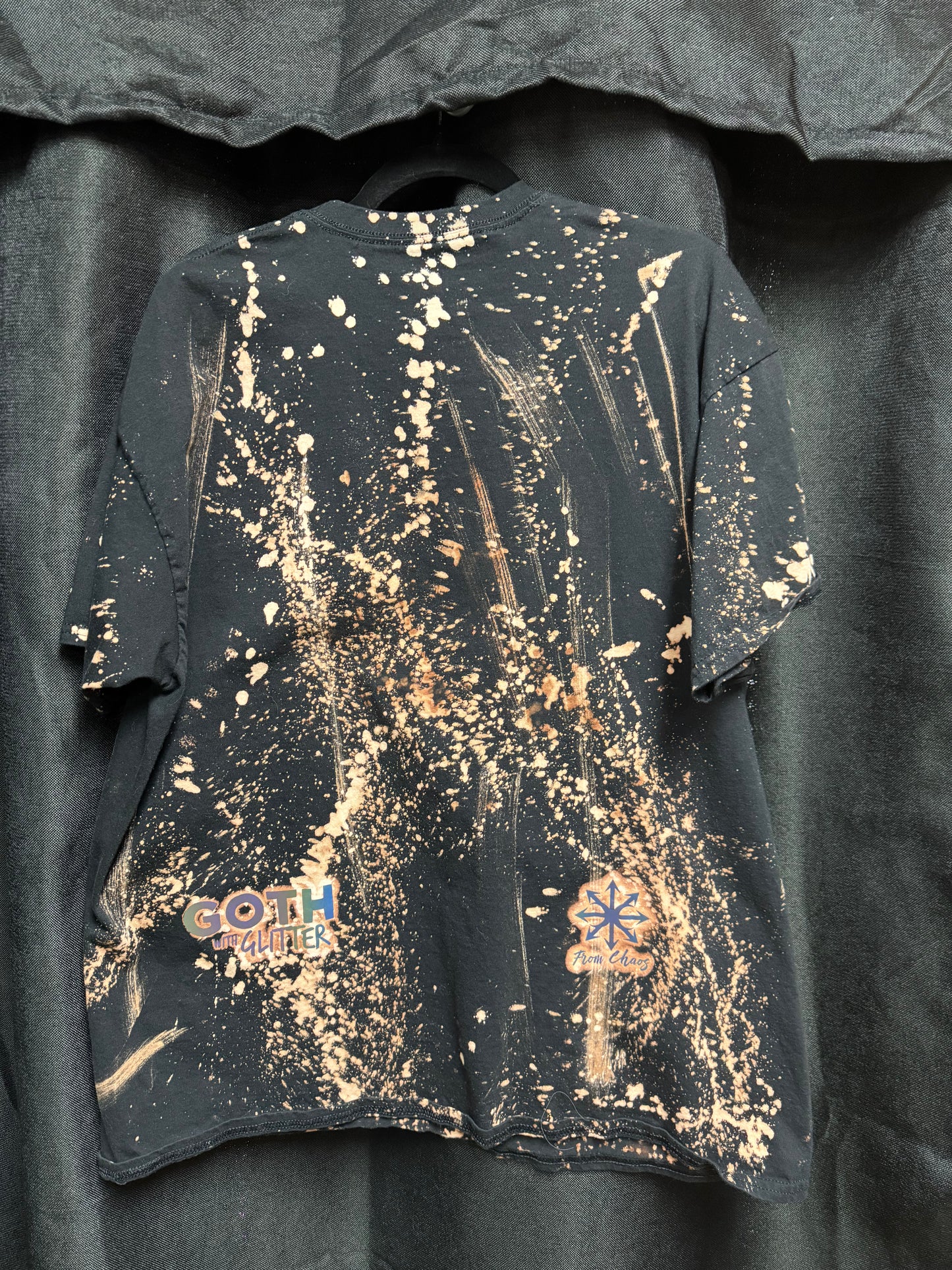 Fuck Your Religion Bleached Shirt- Size XL