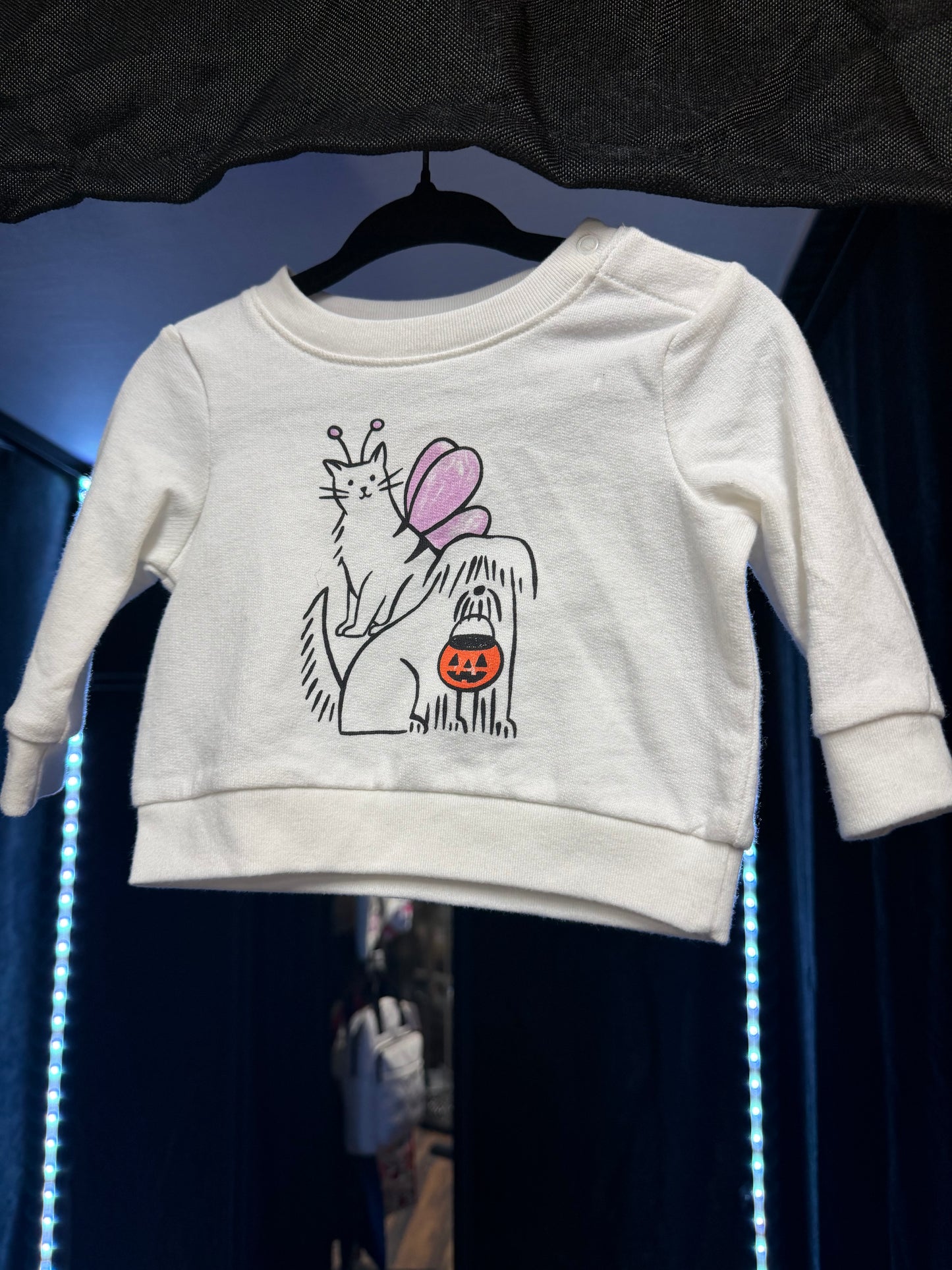 Cat & Jack Animal Sweatshirt- Size 0-3 months- #LILBAT750