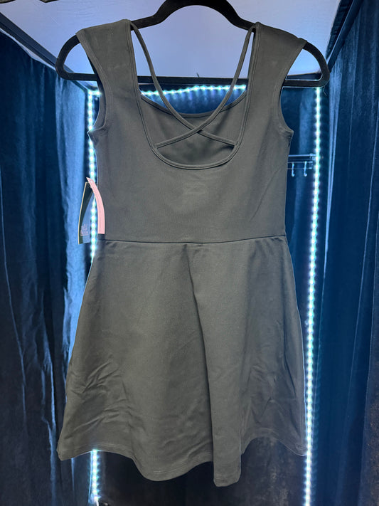 Wild Fable- Gothic Simple Short Black Dress