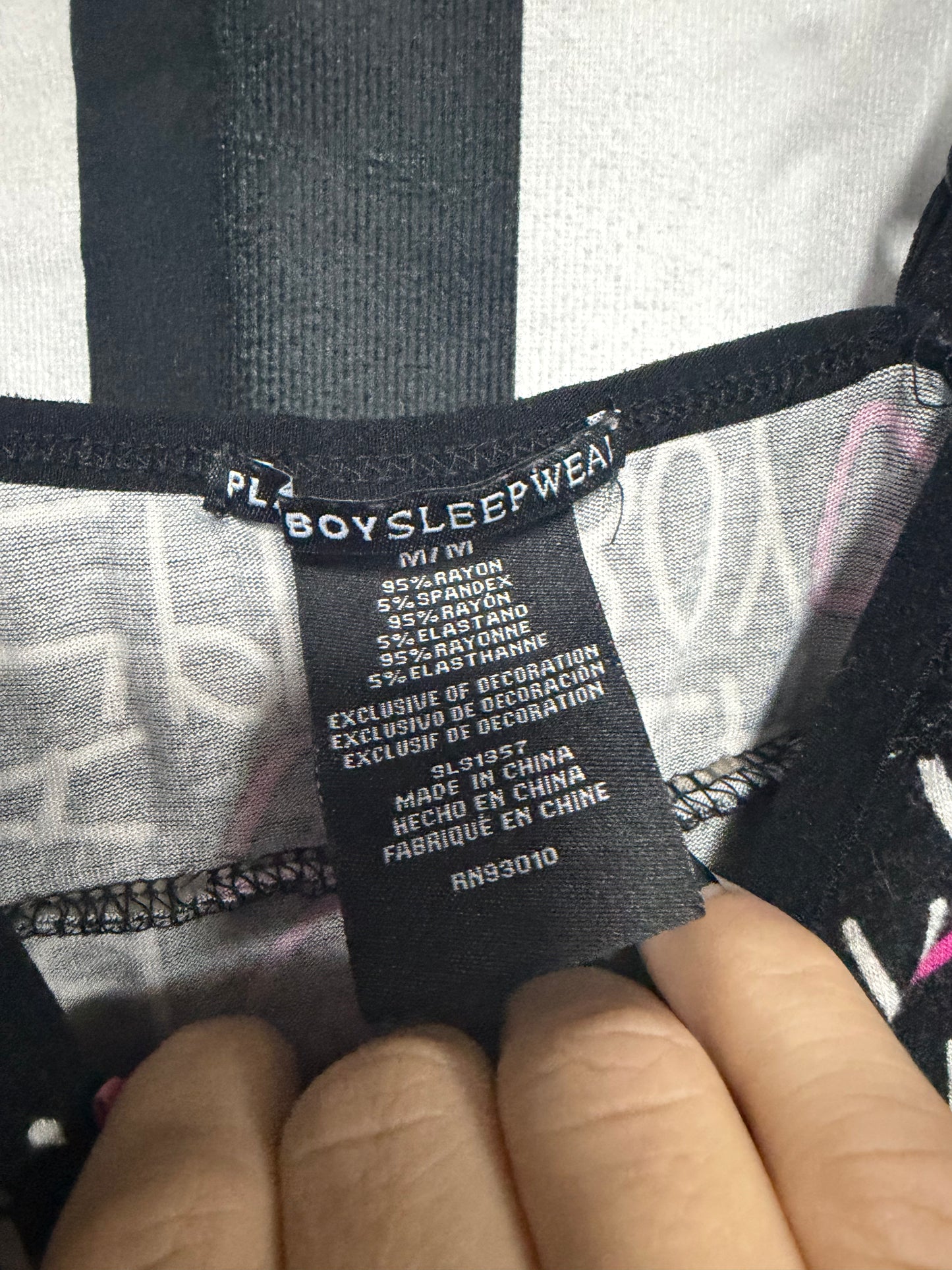 Playboy Graffiti Sleep Top -Size M