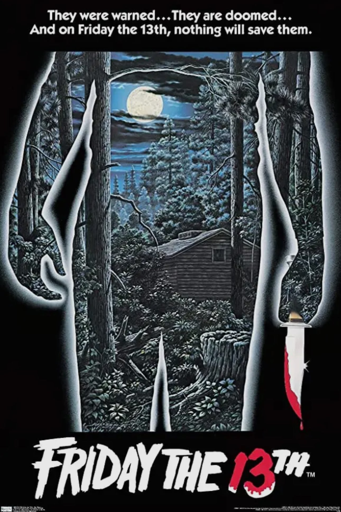 24" x 36" Friday the 13th Movie Poster