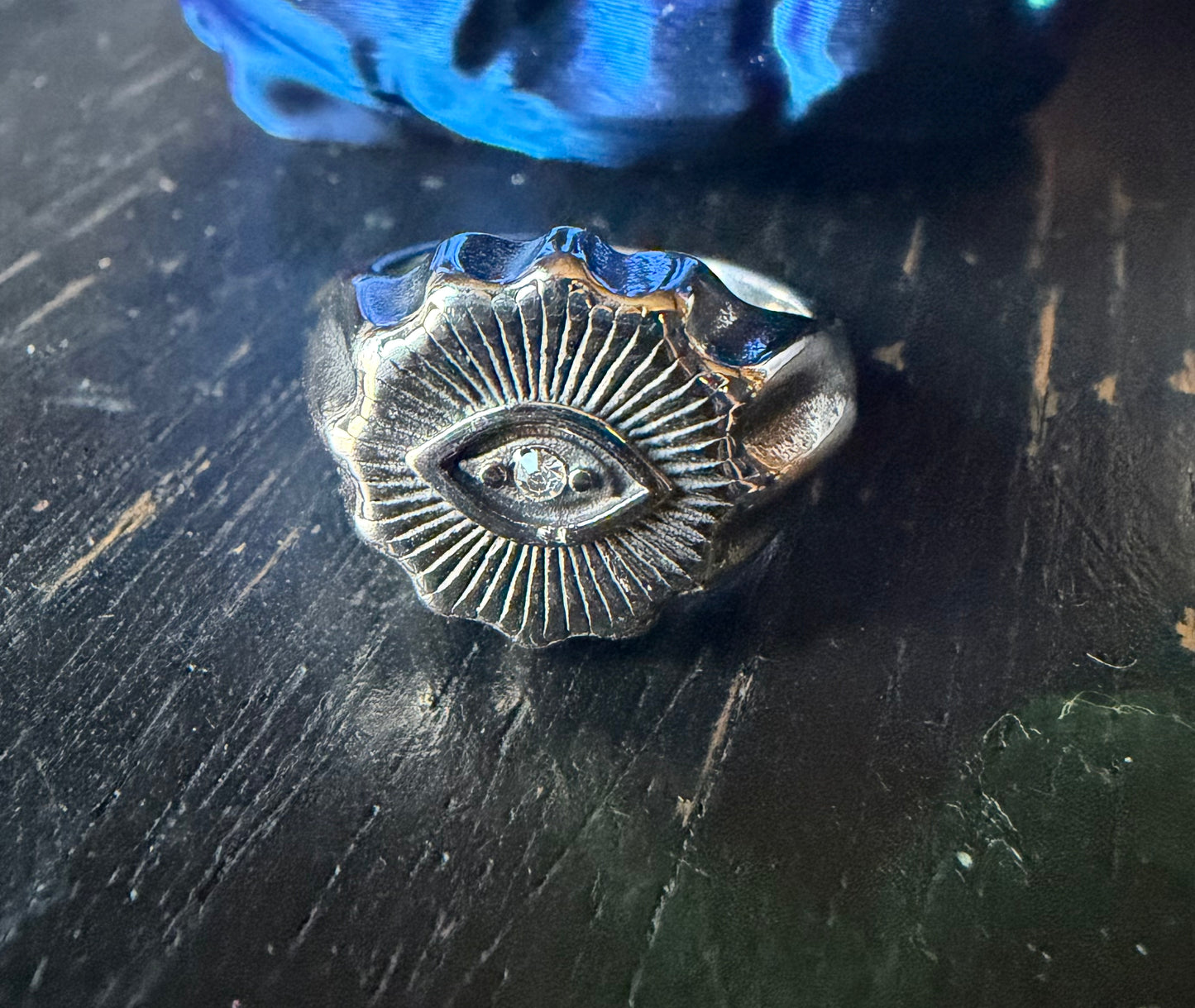 Stainless Steel Eye Ring