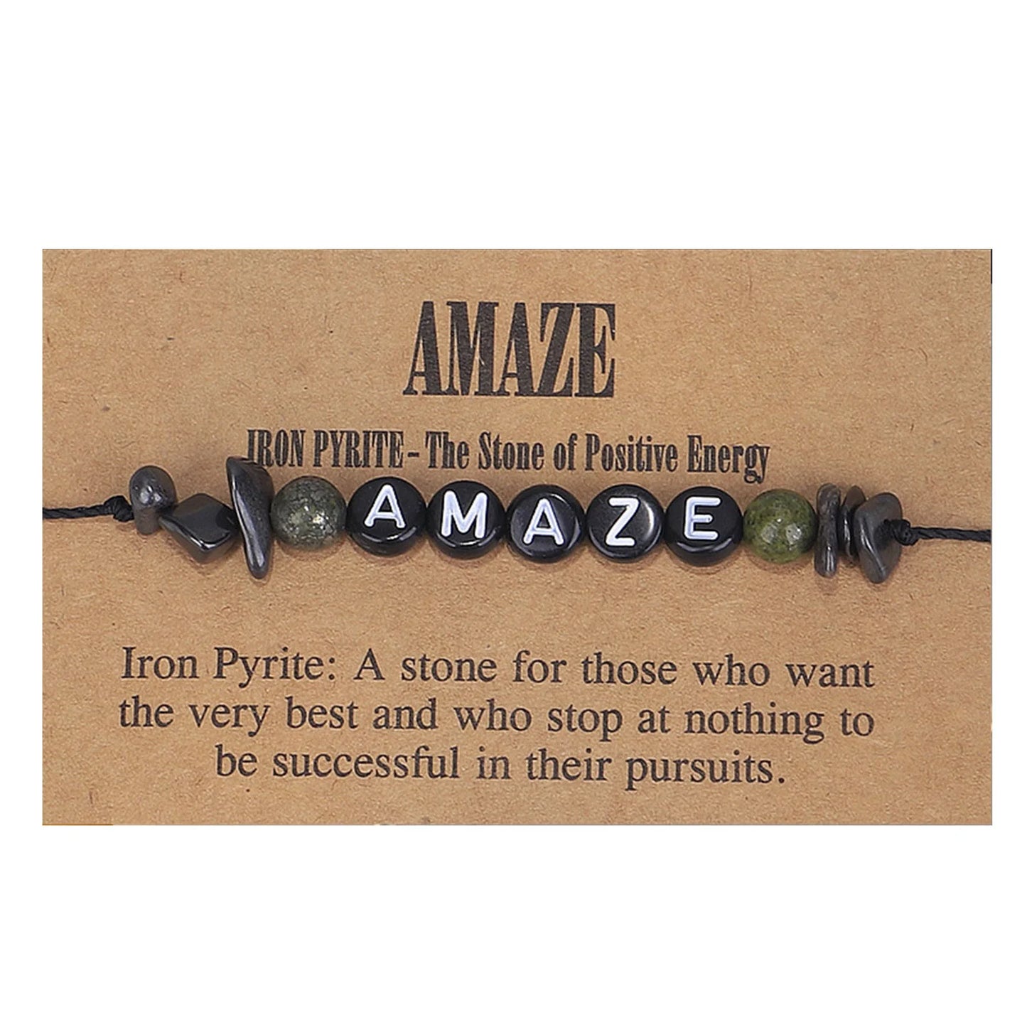 "Amaze" Iron Pyrite — The Stone of Positive Energy Necklace